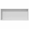 vidaXL Zuhany Niche Feh&eacute;r 75 x 30 x 9,5 cm Rozsdamentes ac&eacute;l