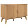 vidaXL OLDEN barna t&ouml;m&ouml;r fenyőfa t&aacute;lal&oacute;szekr&eacute;ny 114 x 43 x 73,5 cm