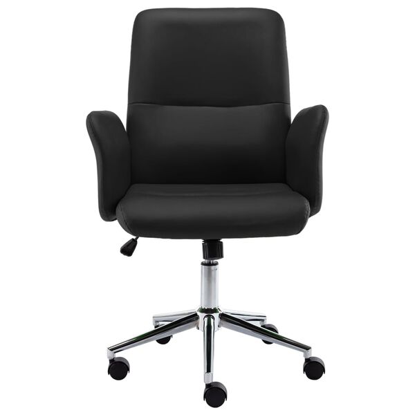 vidaXL fekete műbőr irodasz&eacute;k