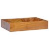 vidaXL t&ouml;m&ouml;r tikfa mosd&oacute;kagyl&oacute; 50 x 35 x10 cm