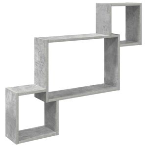 vidaXL Falpolc Falra szerelhető Betonsz&uuml;rke 91,5 x 15 x 76 cm