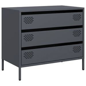 vidaXL antracit hidegen hengerelt ac&eacute;l t&aacute;lal&oacute;szekr&eacute;ny 68x39x58,5 cm