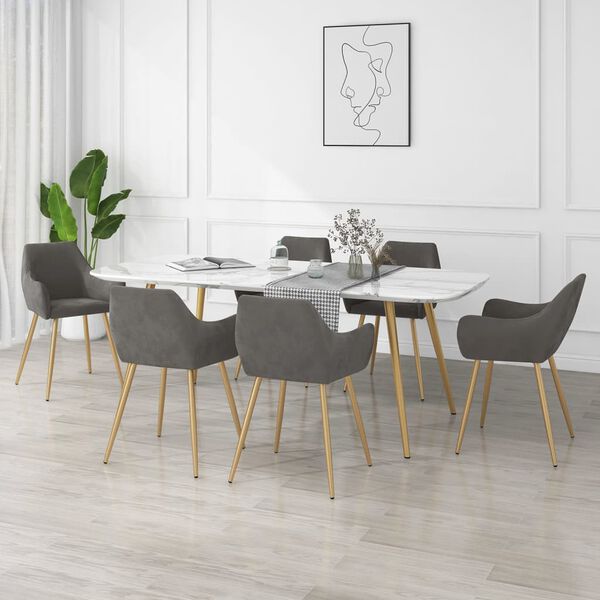 vidaXL 6 db s&ouml;t&eacute;tsz&uuml;rke b&aacute;rsony &eacute;tkezősz&eacute;k