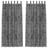vidaXL B&aacute;rsonyf&uuml;gg&ouml;ny&ouml;k 2 db Sz&uuml;rke 260 x 140 cm B&aacute;rsony