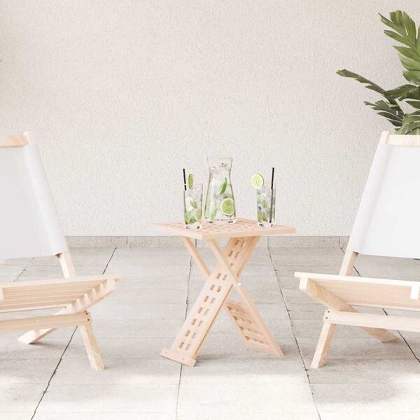 vidaXL Dohányzóasztal Barna 33 x 33 x 40,5 cm Masszív diófa