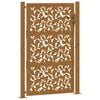 vidaXL kerti kapu 100x125 cm időj&aacute;r&aacute;s&aacute;ll&oacute; ac&eacute;llev&eacute;l mint&aacute;val