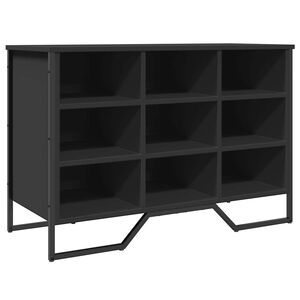 vidaXL fekete szerelt fa cipőszekr&eacute;ny 90 x 38 x 61,5 cm
