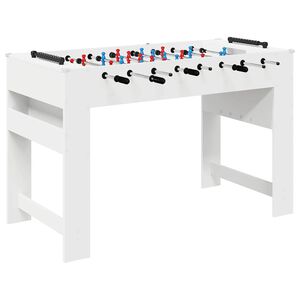 vidaXL Foci Asztal Feh&eacute;r 125 x 60,5 x 80 cm Szerelt Fa