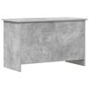 vidaXL T&aacute;rol&oacute;doboz t&aacute;rol&oacute;val Betonsz&uuml;rke 80 x 40 x 50 cm Szerelt Fa