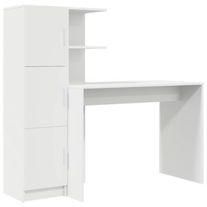 vidaXL Asztal Feh&eacute;r 133.5 x 50 x 124 cm 2 db