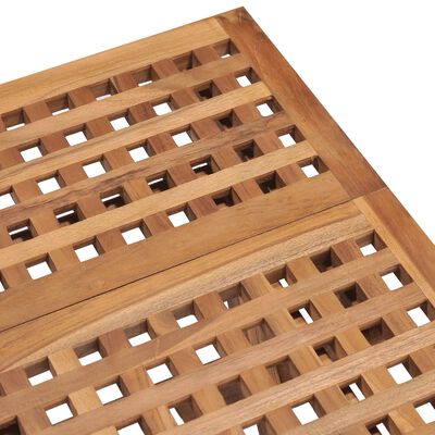 vidaXL összecsukható tömör tíkfa kerti asztal 50 x 50 x 50 cm