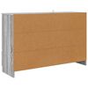 vidaXL Sz&eacute;f fi&oacute;kkal Sz&uuml;rke Sonoma 100 x 30 x 65,6 Faanyag