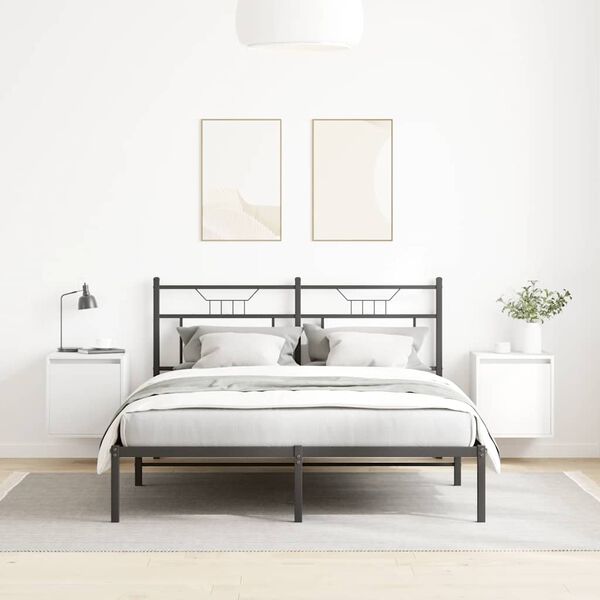 vidaXL 2 db feh&eacute;r falra szerelhető &eacute;jjeliszekr&eacute;ny 38x34x40 cm