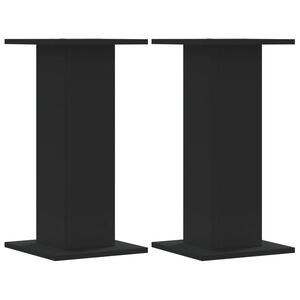 vidaXL 2 db fekete szerelt fa n&ouml;v&eacute;nytart&oacute; &aacute;llv&aacute;ny 30 x 30 x 60 cm