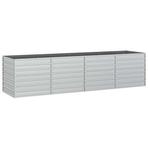 vidaXL ez&uuml;stsz&iacute;nű horganyzott ac&eacute;l kerti magas&aacute;gy&aacute;s 320 x 80 x 77 cm