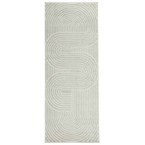 vidaXL Belt&eacute;ri &eacute;s k&uuml;lt&eacute;ri szőnyeg PALMERAS Z&ouml;ld 80 x 150 cm Poli&eacute;szter