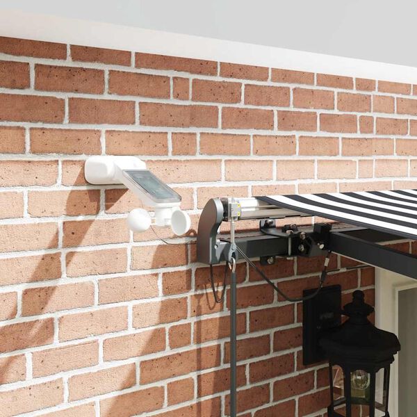 vidaXL antracitsz&uuml;rke-feh&eacute;r automata kih&uacute;zhat&oacute; napellenző 500 x 300 cm