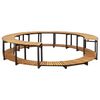 vidaXL t&ouml;m&ouml;r ak&aacute;cfa pezsgőf&uuml;rdőkeret 273 x 53 cm