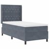 vidaXL Boxrug&oacute;s &aacute;gy matracmal leddel S&ouml;t&eacute;tsz&uuml;rke 90 x 190 cm B&aacute;rsony