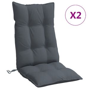 vidaXL 2 db antracitsz&uuml;rke oxford-sz&ouml;vet magas h&aacute;tt&aacute;ml&aacute;j&uacute; sz&eacute;kp&aacute;rna