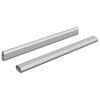 vidaXL Szekr&eacute;ny r&uacute;d 2 db Ez&uuml;st 316 x 15 x 29 mm Alum&iacute;nium &ouml;tv&ouml;zet
