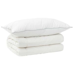 vidaXL Paplan &eacute;s p&aacute;rna szett 2 db 135x200 cm 4 &eacute;vszak 300 GSM Gyapj&uacute;