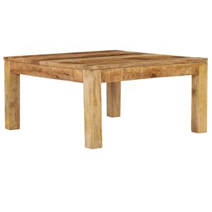 vidaXL t&ouml;m&ouml;r mang&oacute;fa doh&aacute;nyz&oacute;asztal 80 x 80 x 40 cm