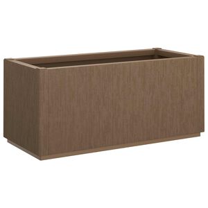 vidaXL Kerti vir&aacute;gtart&oacute; doboz Barna 80 x 36 x 35 cm PP