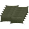 vidaXL P&aacute;rna huzat 12 pcs ALMELO Z&ouml;ld 40 x 80 cm cord