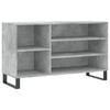 vidaXL betonsz&uuml;rke szerelt fa cipőszekr&eacute;ny 102x36x60 cm