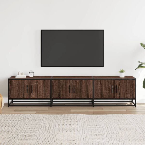 vidaXL barna t&ouml;lgy sz&iacute;nű szerelt fa TV-szekr&eacute;ny 180 x 35 x 41 cm