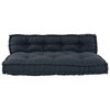 vidaXL Pallet Sofa P&aacute;rna 2 pcs Antracitsz&uuml;rke 120 x 80 x 38 cm Sz&ouml;vet