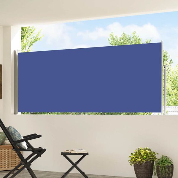 vidaXL k&eacute;k beh&uacute;zhat&oacute; oldals&oacute; teraszi napellenző 120 x 500 cm
