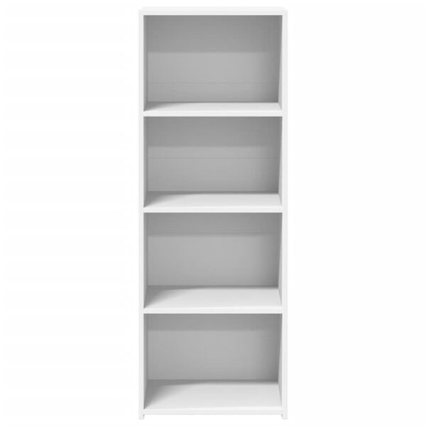 vidaXL feh&eacute;r szerelt fa magasszekr&eacute;ny 45 x 41 x 124 cm