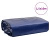 vidaXL kék ponyva 1,5 x 10 m 650 g/m²