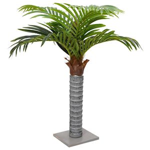 vidaXL z&ouml;ld mű p&aacute;lmafa 6 lev&eacute;llel 100 cm