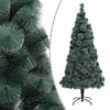vidaXL z&ouml;ld PET műkar&aacute;csonyfa &aacute;llv&aacute;nnyal 240 cm