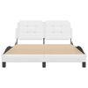 vidaXL fehér műbőr ágykeret matrac nélkül Zadar 140x200 cm