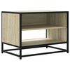 vidaXL sonoma t&ouml;lgy sz&iacute;nű szerelt fa &eacute;s f&eacute;m TV-szekr&eacute;ny 61x40x46 cm