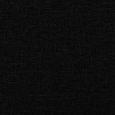 vidaXL fekete szövet kanapéágy 80 x 200 cm