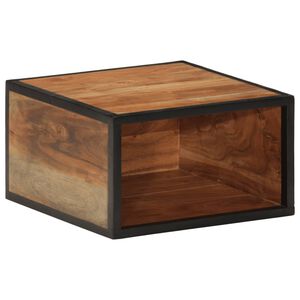 vidaXL t&ouml;m&ouml;r ak&aacute;cfa falra szerelhető &eacute;jjeliszekr&eacute;ny 35 x 35 x 20 cm