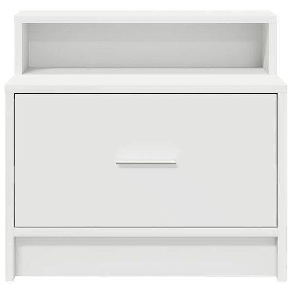 vidaXL éjjeliszekrények fiókos 2 db fehér 51 x 31 x 47 cm