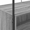 vidaXL Ruhafogó tárolóval Szürke 100 x 44 x 160 cm Faanyag