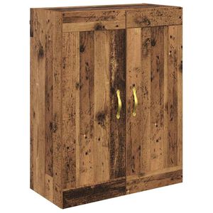 vidaXL Fali szekr&eacute;ny &Ouml;reg fa 69,5 x 34 x 90 cm Szerelt Fa