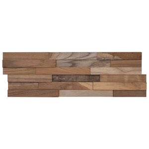 vidaXL Fali panelek 10 db Term&eacute;szetes 56 x 18 x 2 cm T&ouml;m&ouml;r Teakfa