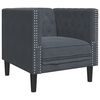 vidaXL s&ouml;t&eacute;tsz&uuml;rke b&aacute;rsony Chesterfield kanap&eacute;