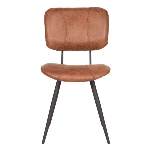 LABEL51 2 db konyakbarna "Fos" &eacute;tkezősz&eacute;k 49 x 60 x 87 cm