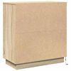 vidaXL Éjjeliszekrény fiókkal Sonoma tölgy 71 x 34,5 x 75 cm Faanyag