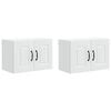 vidaXL Mosogat&oacute;g&eacute;p panel Kalmar 2 pcs Feh&eacute;r 60 x 31 x 40 cm Faanyag