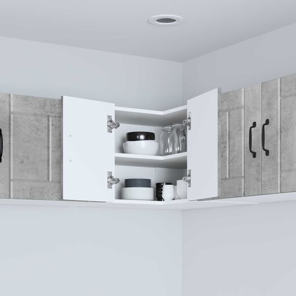 vidaXL Konyhaszekr&eacute;ny Beton Sz&uuml;rke 57 x 57 x 40 cm Faanyag